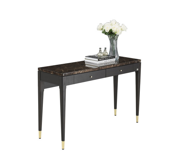 MICHALA DRESSING TABLE DT100 STONE TOP ESPRESSO CA...