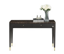 MICHALA DRESSING TABLE DT100 STONE TOP ESPRESSO CANYON DARK EMP