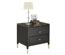 MICHALA NIGHT TABLE NT60 STONE TOP ESPRESSO CANYON DARK EMP