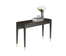 MICHALA WORKING DESK DK150 STONE TOP ESPRESSO CANYON DARK EMP