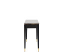 MICHALA CONSOLE CS120 STONE TOP ESPRESSO CANYON DARK EMP