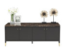 MICHALA SIDEBOARD TV150 STONE TOP ESPRESSO CANYON DARK EMP