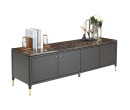 MICHALA SIDEBOARD TV180 STONE TOP ESPRESSO CANYON DARK EMP