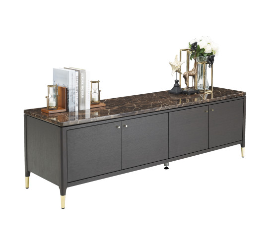 MICHALA SIDEBOARD TV180 STONE TOP ESPRESSO CANYON ...