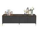 MICHALA SIDEBOARD TV180 STONE TOP ESPRESSO CANYON DARK EMP