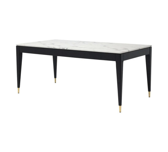 MICHALA DINING TABLE A180#4 ESPRESSO STATUARIO STO...