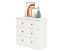 MONETA DRAWER CABINET CW80 WHITE (PRE ORDER : 20 DAYS)