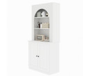 MONETA TALL CABINET CT80 DO ARCH WHITE