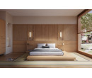 HAGI BED 6'FT DE01-R MONACO OAK