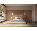 HAGI/BED 6'FT/DE01-L/MONACO OAK