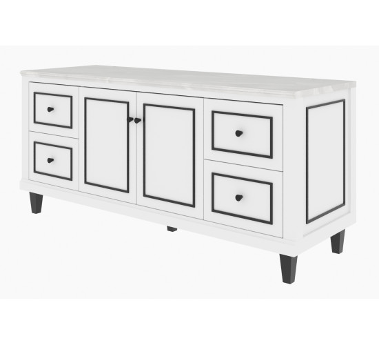 ETERNO SIDEBOARD TV150 SM WHITE AURORA