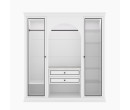 ETERNO WARDROBE WD220 SM WHITE AURORA