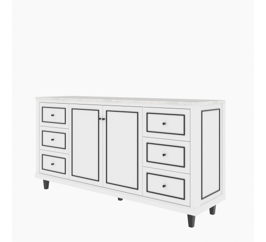 ETERNO LOW CABINET C180 SM WHITE AURORA