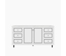 ETERNO LOW CABINET C180 SM WHITE AURORA