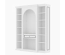 ETERNO SHOWCASE SC200 SM WHITE GLASS AURORA