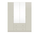 BLANCA WARDROBE WE-SC160-2DW C.COTTON MG CREAM MIRROR (PRE ORDER : 20 DAYS)