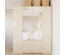 BLANCA WARDROBE WE-SC160-2DW C.COTTON MG CREAM MIRROR