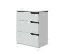 KEITH LOW CABINET C60-DW BL SNOW WHITE SQUARE MATT