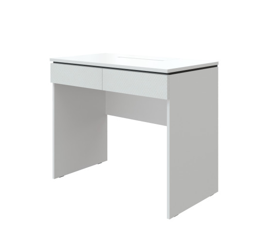 KEITH WORKING DESK DK90 SNOW WHITE SQUARE MATT