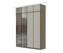 WHIZ WARDROBE WO200-60-230 ITW WAVY GLASS MGG BL