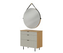 WHIZ HANGING MIRROR MR80 MONACO BL