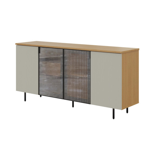 WHIZ SIDEBOARD TV160 MONACO WAVY GLASS MGG BL