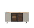 WHIZ SIDEBOARD TV160 MONACO WAVY GLASS MGG BL