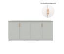 QUINN LOW CABINET C180-40-80 MAGIC GREY MN