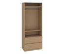 TIMBUR WARDROBE WD80 CASHEW OAK (PRE ORDER : 20 DAYS)