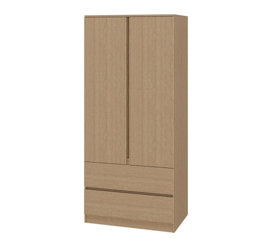 TIMBUR WARDROBE WE-SC90-2DW CASHEW OAK (PRE ORDER ...