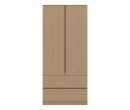 TIMBUR WARDROBE WE-SC90-2DW CASHEW OAK