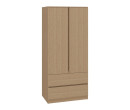 TIMBUR WARDROBE WE-SC90-2DW CASHEW OAK (PRE ORDER : 20 DAYS)