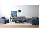 BALENO 2 SEATER SOFA BLACK/6369