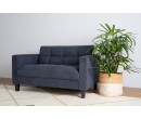 SIENTA 2 SEATER SOFA BLACK/3506