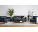 ALTO 3 SEATER SOFA BLACK/6367