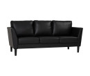 GHIBLI 3 SEATER SOFA BLACK/534