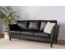 GHIBLI 3 SEATER SOFA BLACK/534