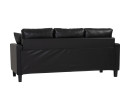 STAREX 3 SEATER SOFA BLACK/534