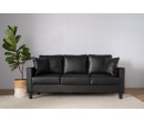 STAREX 3 SEATER SOFA BLACK/534