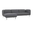 MIRA 3 SEATER WITH LEFT CHAISE 802/6603 PEBBLE