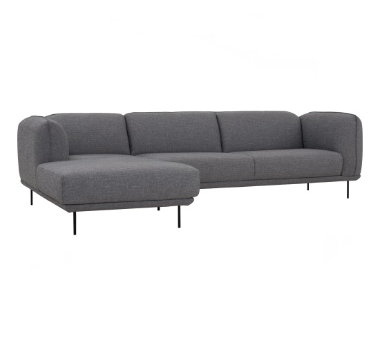 MIRA 3 SEATER WITH LEFT CHAISE 802/DARK GREY 26