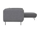 MIRA 3 SEATER WITH RIGHT CHAISE 802/6603 PEBBLE