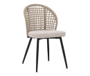 ALLUR DINING CHAIR 802/GREY/80002 (#)