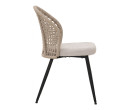 ALLUR DINING CHAIR 802/GREY/80002 (#)