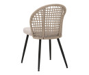 ALLUR DINING CHAIR 802/GREY/80002 (#)