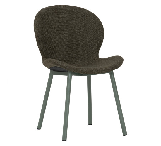 NAVON DINING CHAIR MATT GREEN/80012 (#)