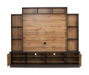 NALADI 2.2M TV CABINET LIGHT BLACK/WALTAN OAK