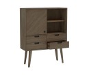 TORRELL TALL SIDEBOARD WITH 4 DRAWER 1804 (#)