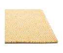 2M X 3M FOLDED SQUARES RUG IN YELLOW COLOUR