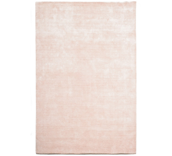 2M X 3M FLOSS RUG IN SOFT PINK COLOUR